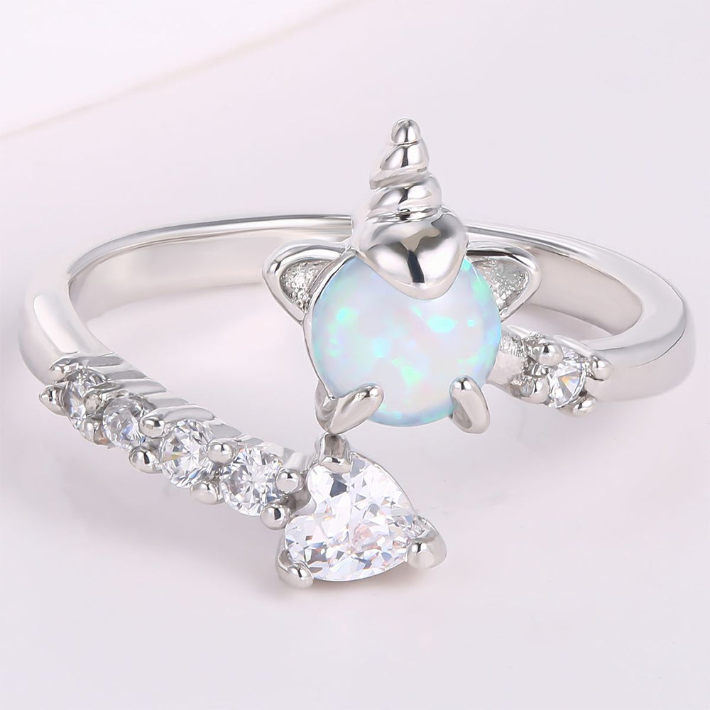 Pozlacený Slitinový Prsten s Bílým Emporia® Křišťálem