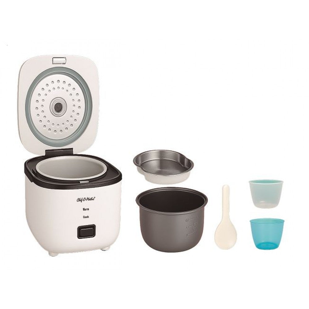 CHEF-O-MATIC COOKER Electric rice cooker, 1.2 L, 200W / 220V-50Hz, White