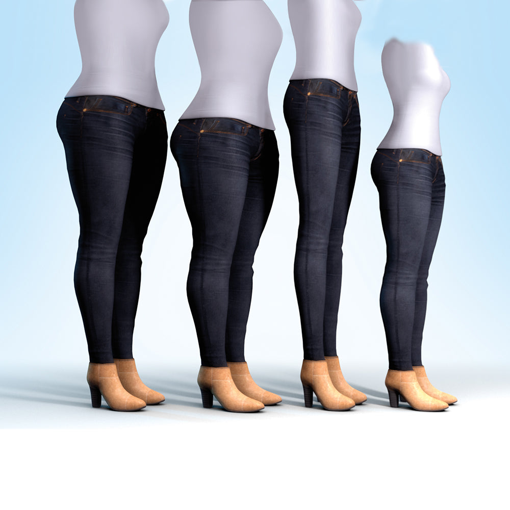 Legíny MyFit Jeans – Legíny s džínovým efektem, které padnou každé postavě (EU size: 44-50)