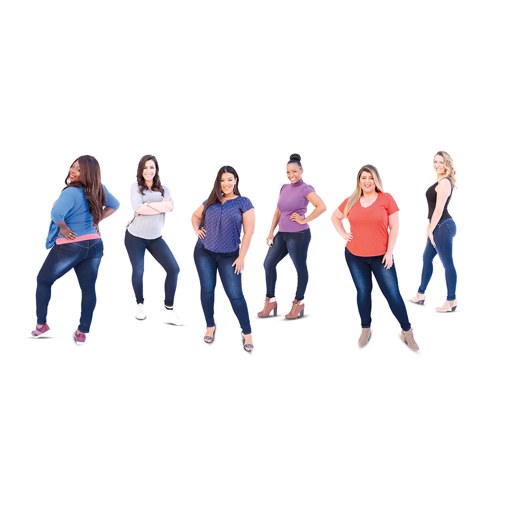 Legíny MyFit Jeans – Legíny s džínovým efektem, které padnou každé postavě (EU size: 44-50)