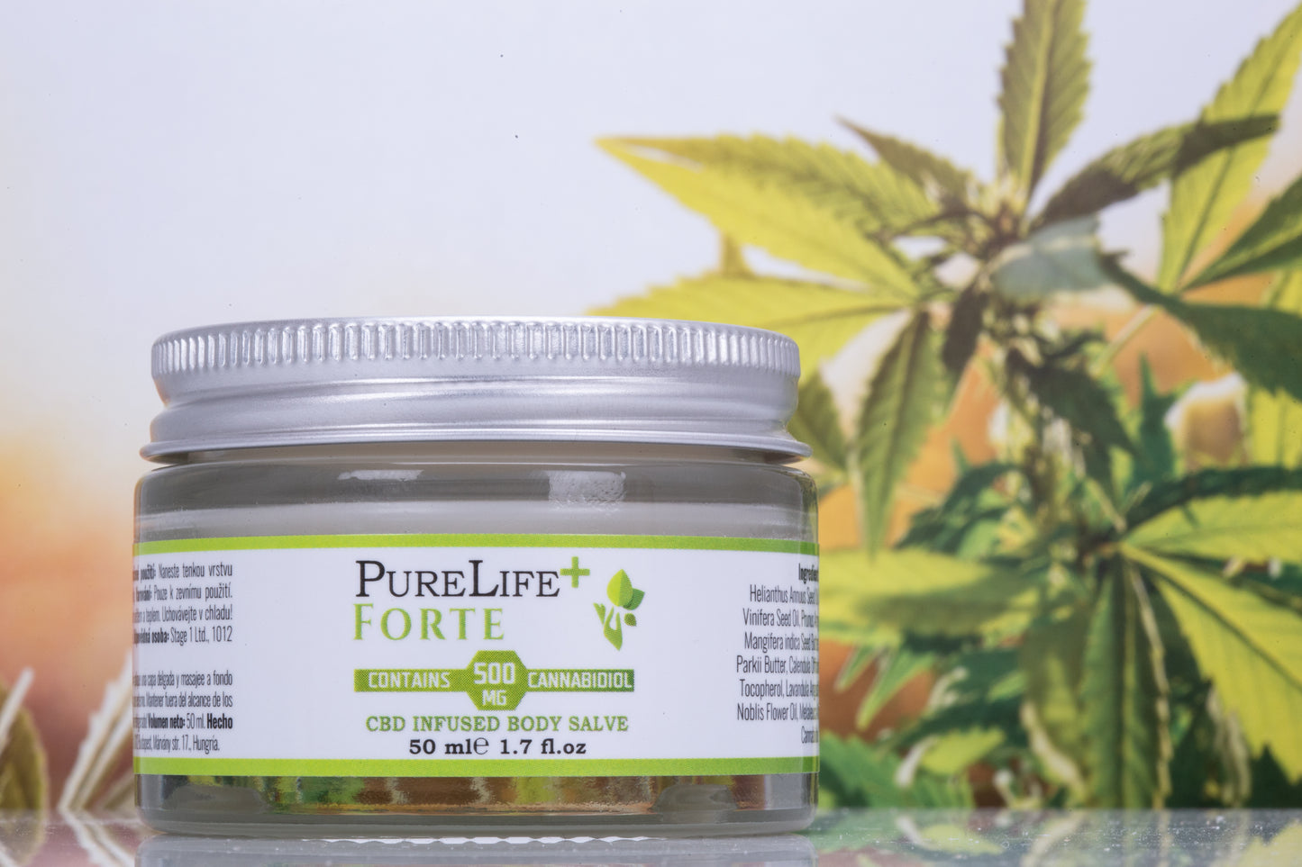 PURE LIFE FORTE RAPID CBD regenerační krém, 500 mg