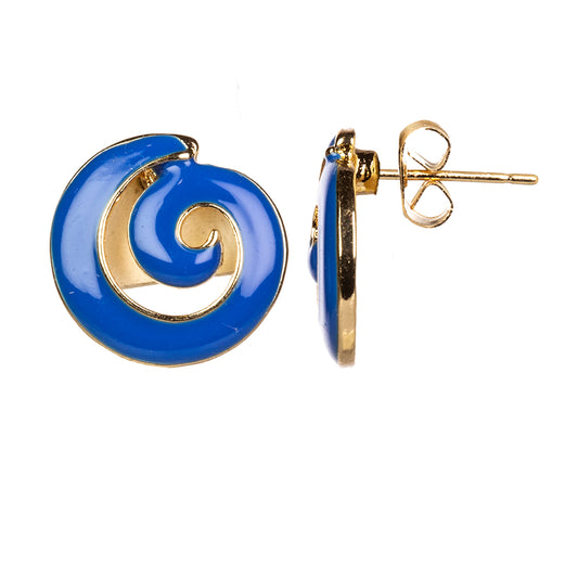 Pozlacená slitina - Sada se Smaltem přibližná hmotnost: 35.29 gramů ( Náhrdelník+Náušnice )