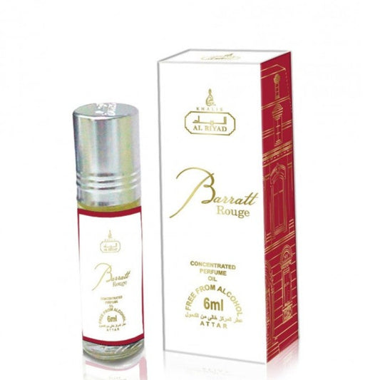 6 ml parfémový olej BARRATT ROUGE, květinová unisex vůně