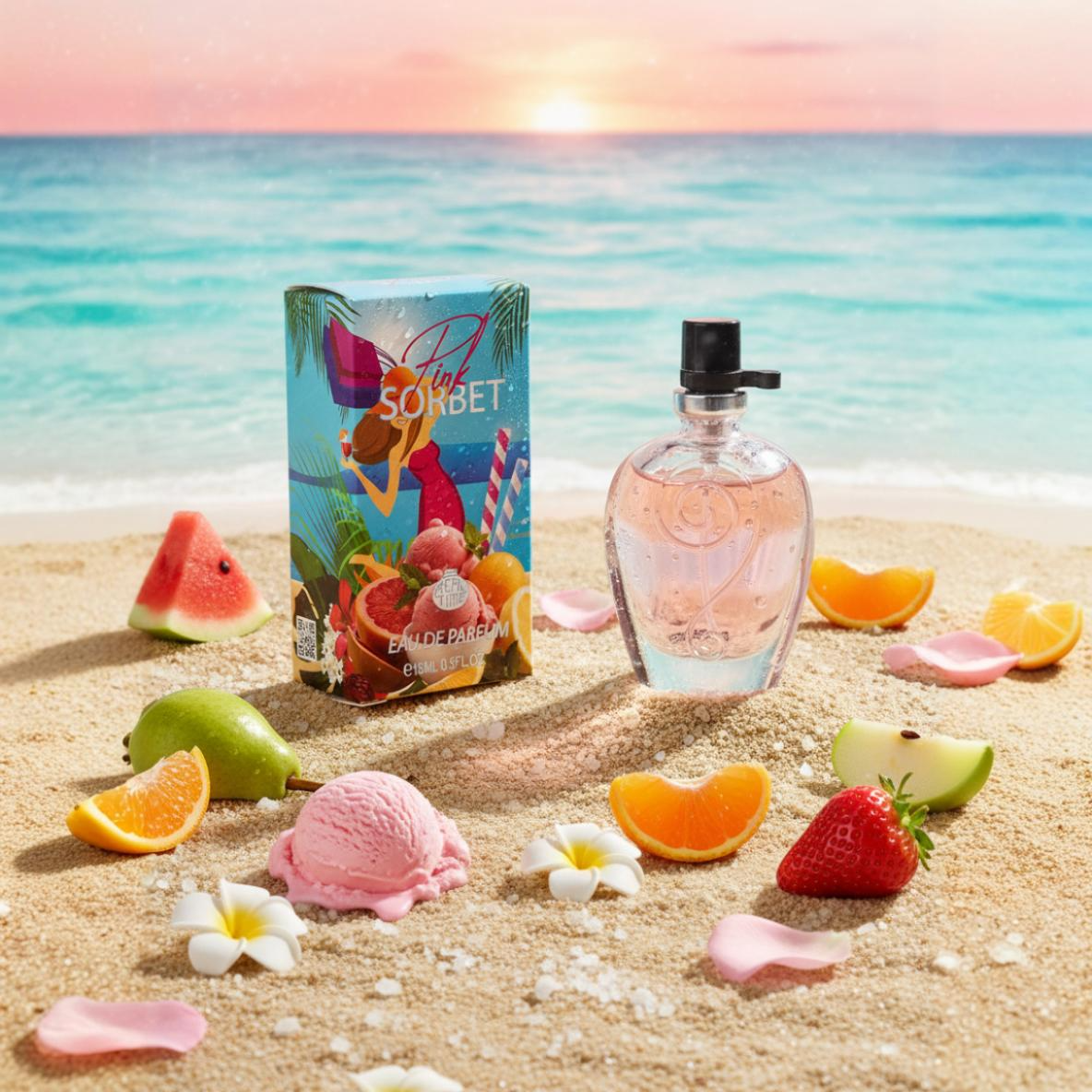 15 ml EDP "PINK SORBET" - ovocná - aromatická vůně