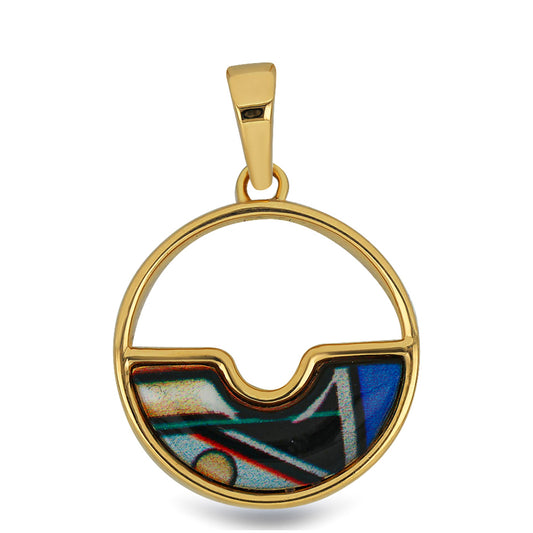 Pozlacené Stříbro 925/1000 - Přívěsek se Smaltem přibližná hmotnost: 3.3 gramů