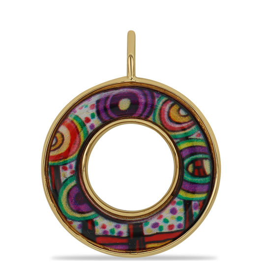 Pozlacené Stříbro 925/1000 - Přívěsek se Smaltem přibližná hmotnost: 5.3 gramů