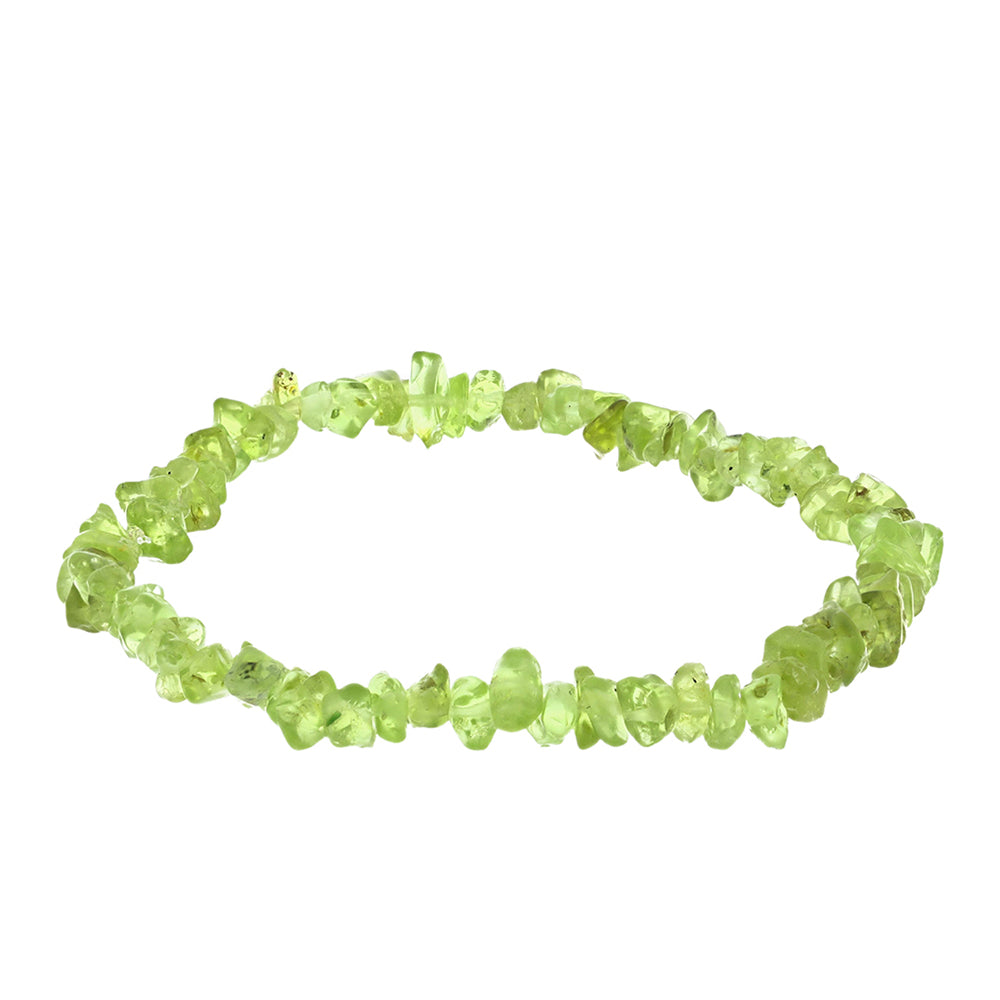 Nugetová Sada s Čchang-pajským Peridotem ( Náhrdelník+Náramek )