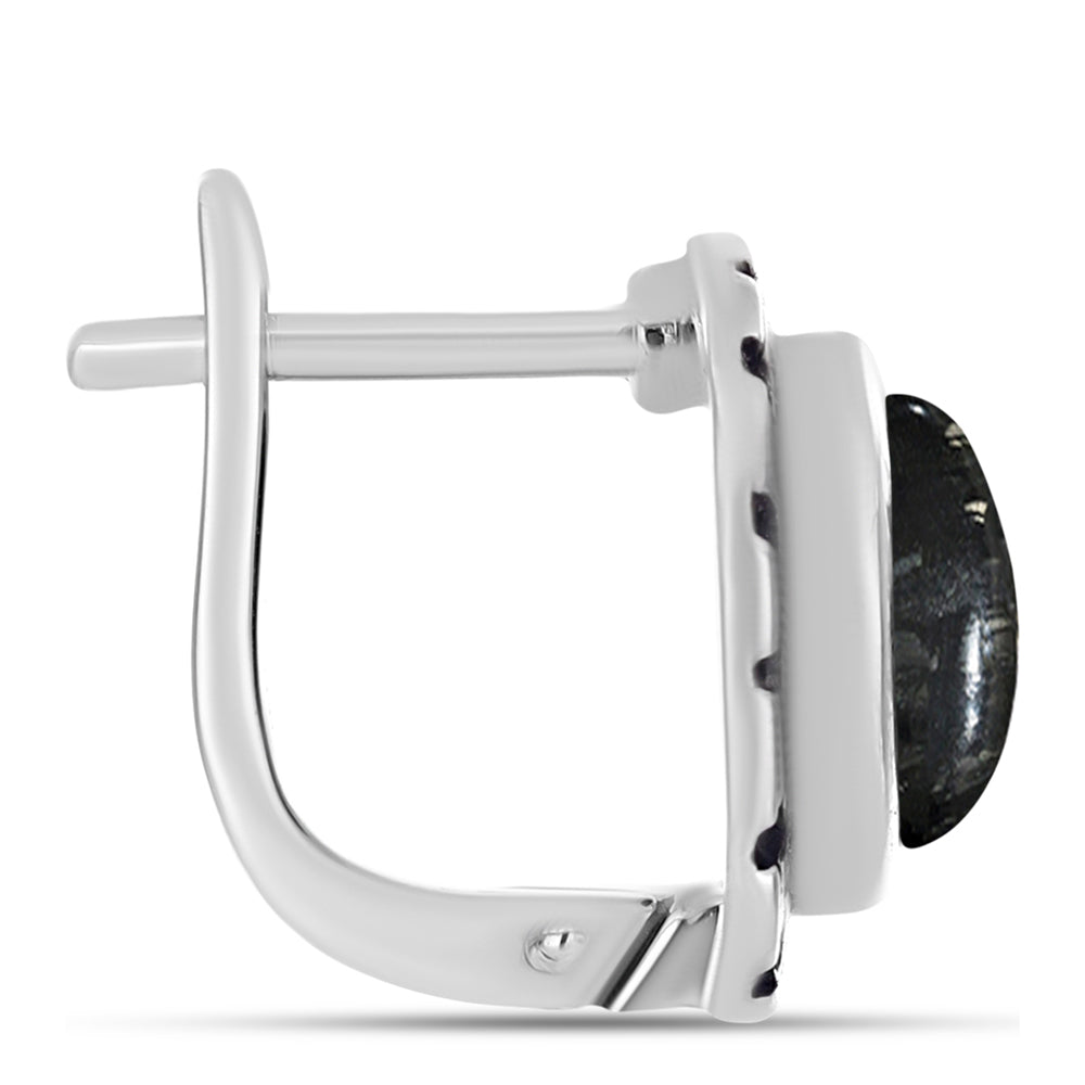 Stříbrné Náušnice s Picasso Jaspisem