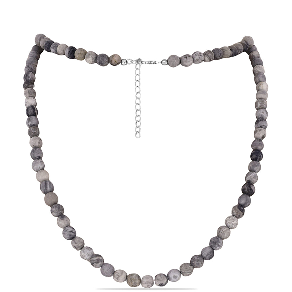 Stříbrný Náhrdelník s Picasso Jaspisem