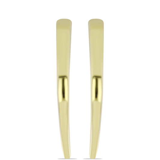 Pozlacené Stříbro 925/1000 - Náušnice s Madagaskarským Rubínem a Bílým Topazem - Karátové číslo: 0.19. přibližná hmotnost: 4.16 gramů