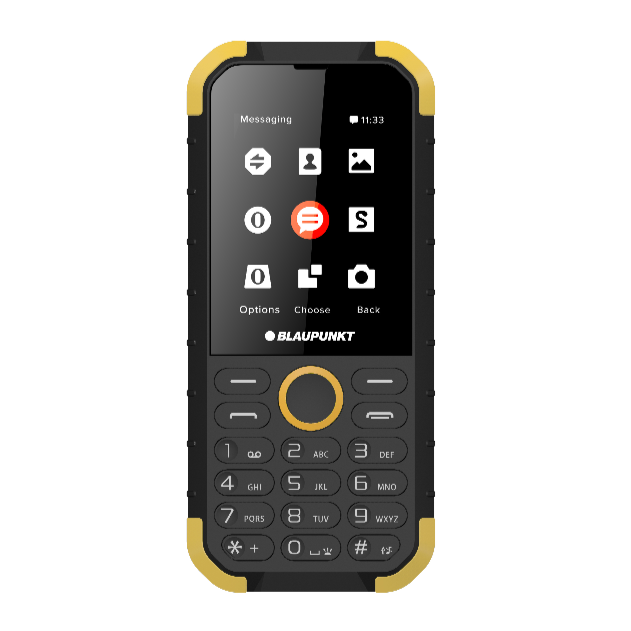 Blaupunkt Sand Mobilní telefon, Žlutá