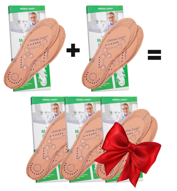 Davis® Originalní Magnetické vložky do bot ulevující od bolesti