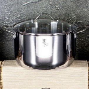 Berlinger Haus 12-dílná Sada Nádob z Nerezové Oceli, Silver Jewellery Collection