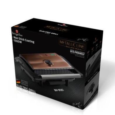 Berlinger Haus Elektrický Gril a Sendvičovač s Nepřilnavou Vrstvou, Rosegold