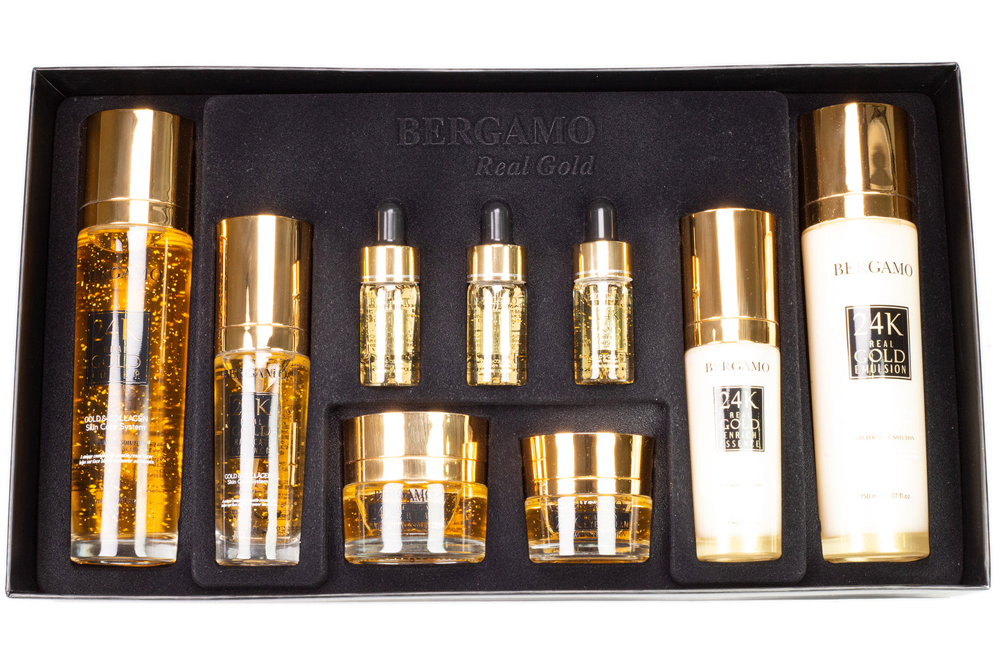 BERGAMO 24K REAL GOLD Sada Péče o Pleť proti Stárnutí