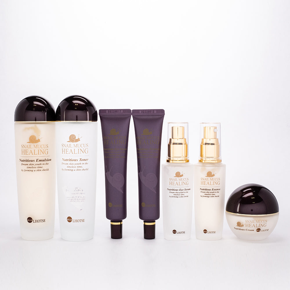 BERGAMO ELLELHOTSE NUTRITION SNAIL SKIN CARE SET (7PCS)
