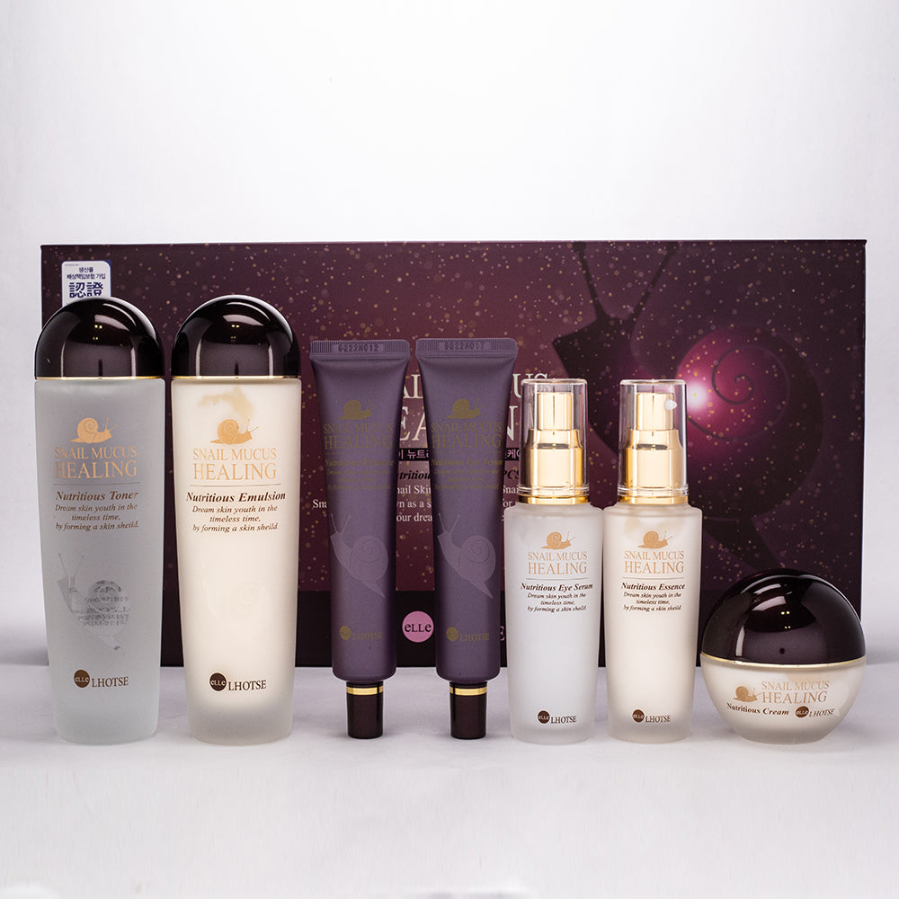BERGAMO ELLELHOTSE NUTRITION SNAIL SKIN CARE SET (7PCS)