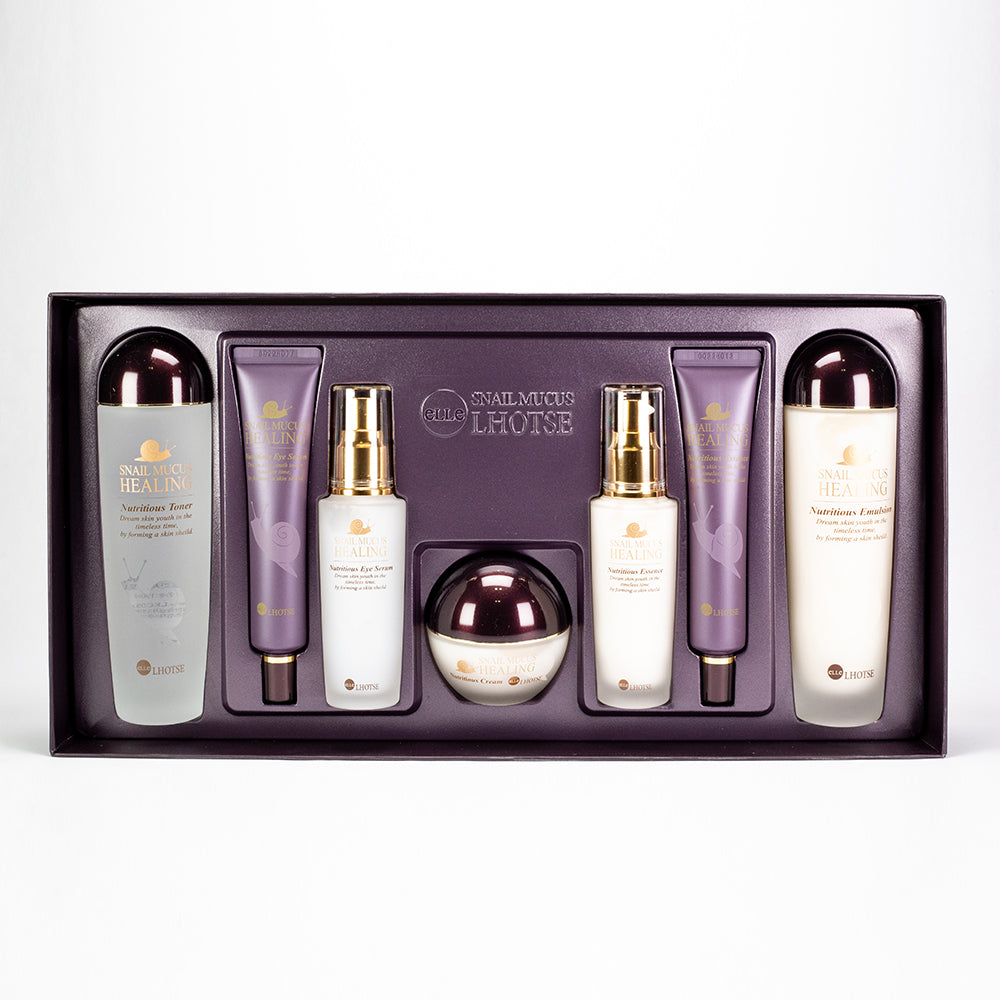 BERGAMO ELLELHOTSE NUTRITION SNAIL SKIN CARE SET (7PCS)