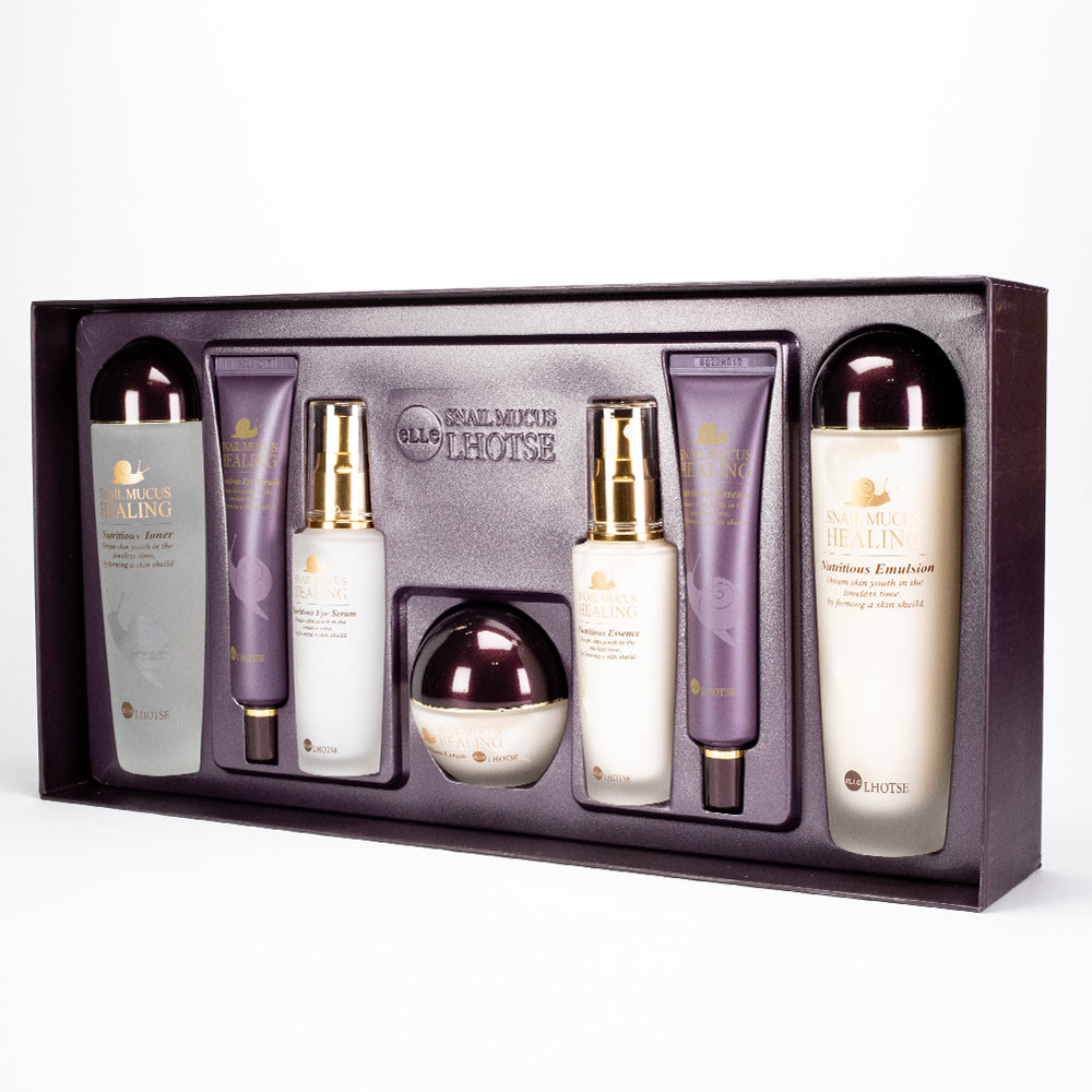 BERGAMO ELLELHOTSE NUTRITION SNAIL SKIN CARE SET (7PCS)