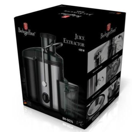 Berlinger Haus Odšťavňovač Ovoce, Nerez, Metallic Carbon Line 400W