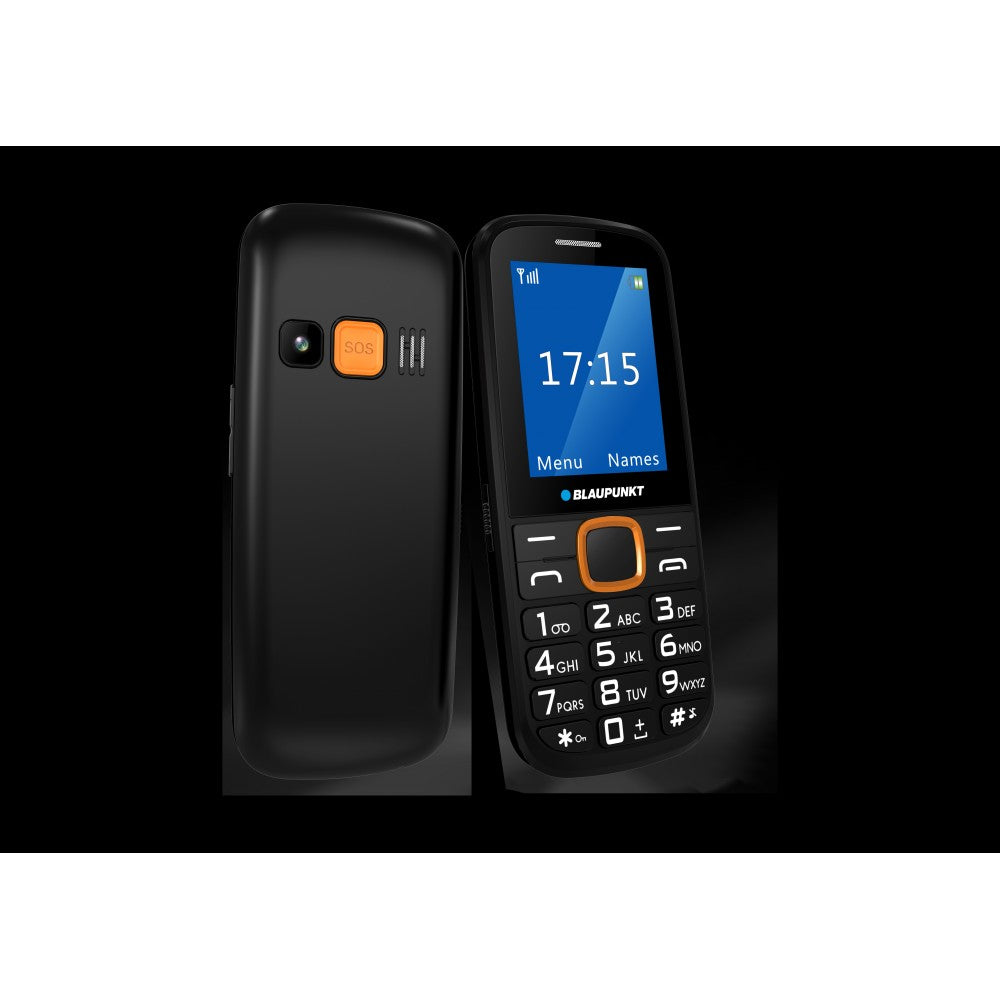 Blaupunkt Mobilní telefon - s funkcí SOS, žlutý