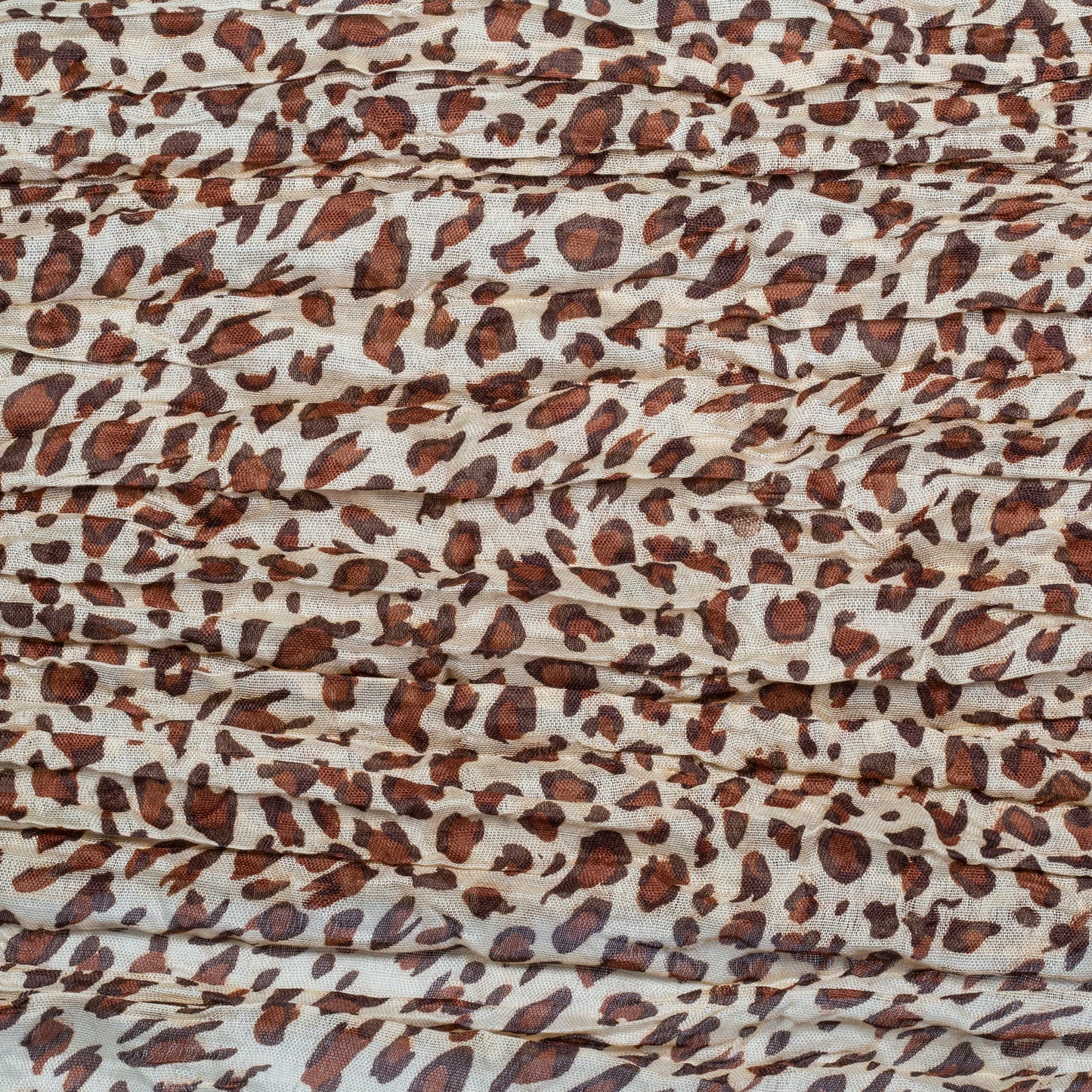 Módní šátek, 100% viskóza, 160 cm x 50 cm, LEOPARDÍ VZOR