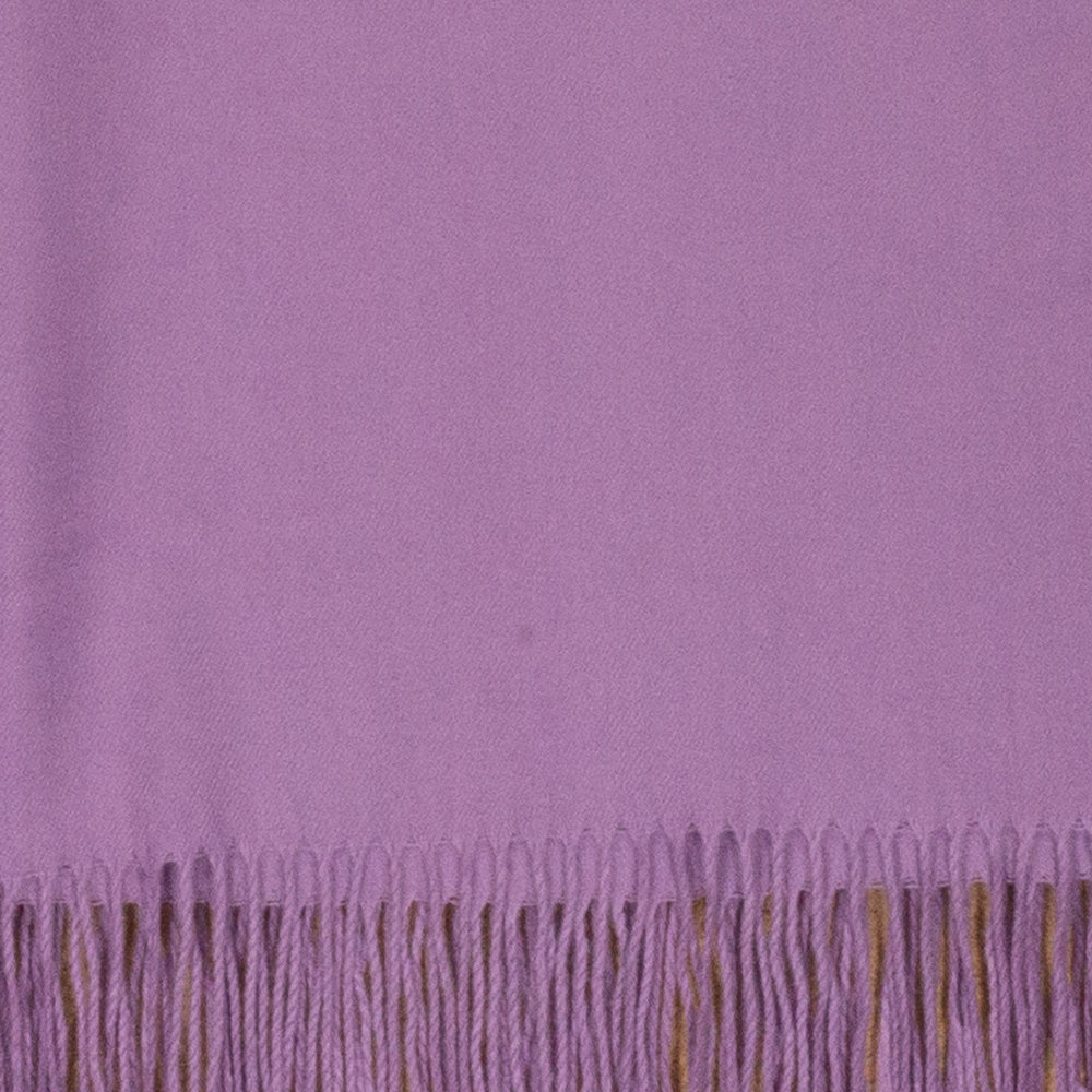 Šála ze 100% Pashmina Kašmíru, 70 cm x 170 cm, Super měkká, Světle Fialová