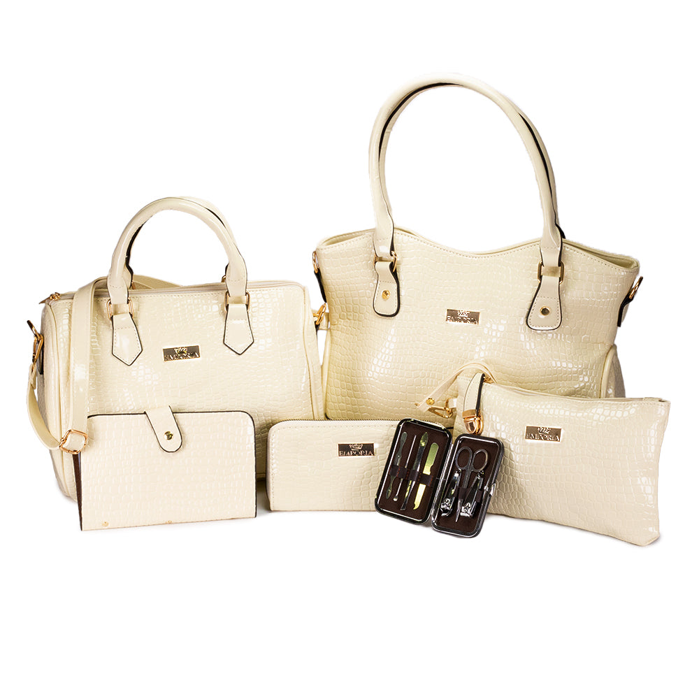 Emporia Bag Set 5 ks + DÁREK Manikúra, světle béžová