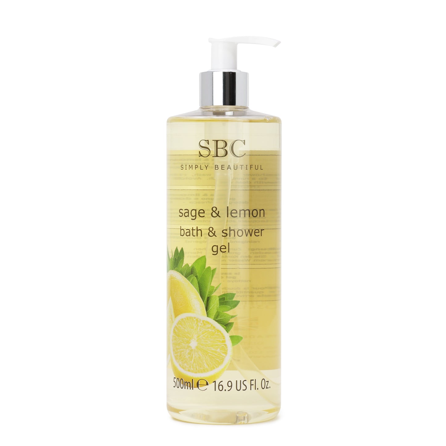 Osvěžující Sprchový Gel, Šalvěj & Citron, 500 ml