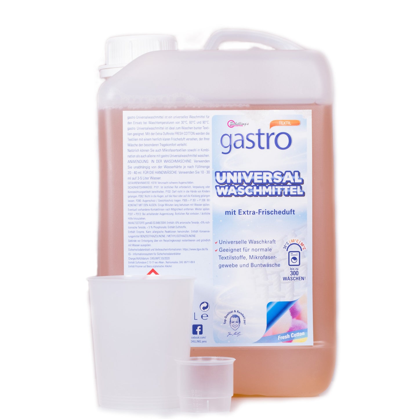 3000 ml Tekutý Koncentrovaný Prostředek na Praní - pro Dlouhotrvající Svěžest Prádla