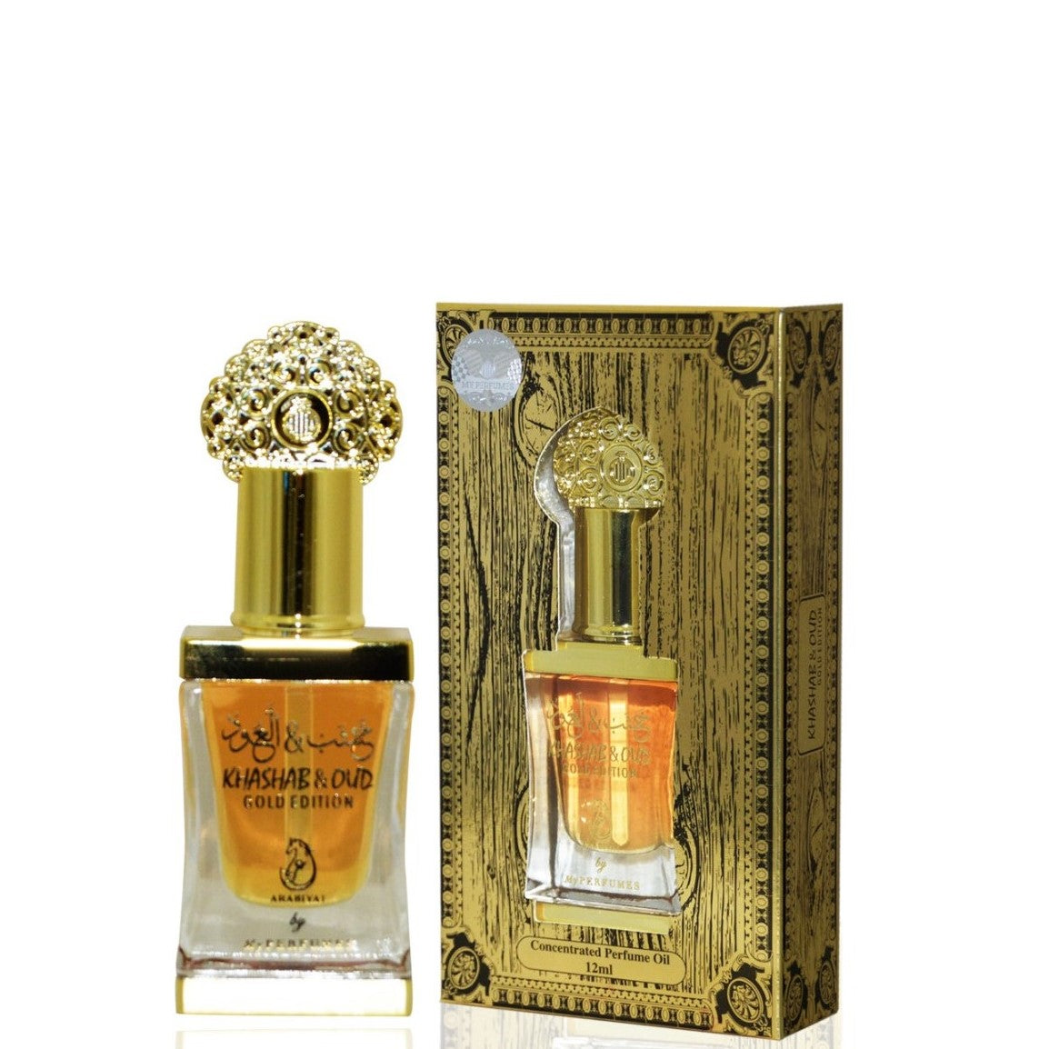 12 ml Parfémový Olej Khashab & Oud Gold Edition Orientální Ovocně-květinová Vůně pro Muže