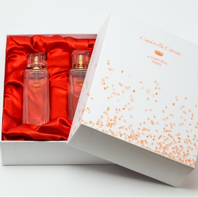 2 x 30ml Eau de Parfum Dámský Sladký Květinový Jemně Kořeněný Parfém s Pravými Citríny (4350885527636)