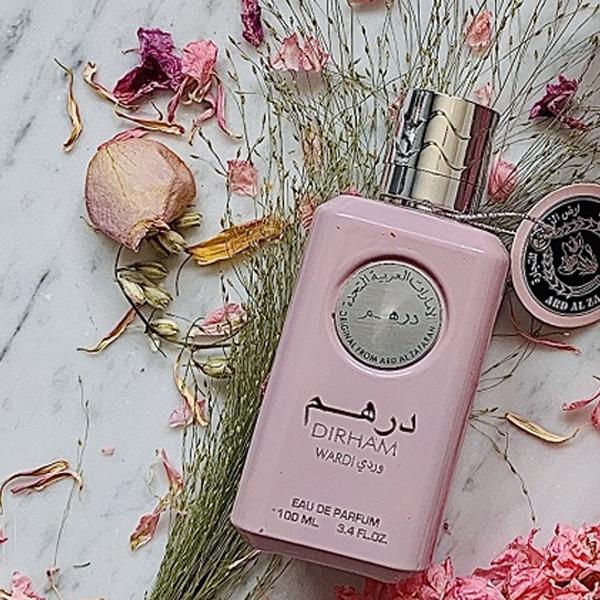 100 ml Eau de Parfume Dirham Wardi Sladká Květinově-ovocná Vůně pro Ženy
