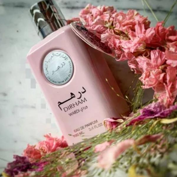 100 ml Eau de Parfume Dirham Wardi Sladká Květinově-ovocná Vůně pro Ženy
