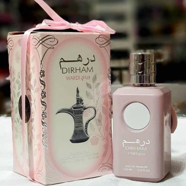 100 ml Eau de Parfume Dirham Wardi Sladká Květinově-ovocná Vůně pro Ženy