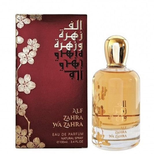 100 ml Eau de Perfume Alf Zahra Wa Zahra Kořeněná Santalová a Pižmová vůně pro Ženy