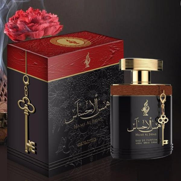 100 ml Eau de Perfume Hams al Ihsas Kořeněná Kožená vůně pro Muže