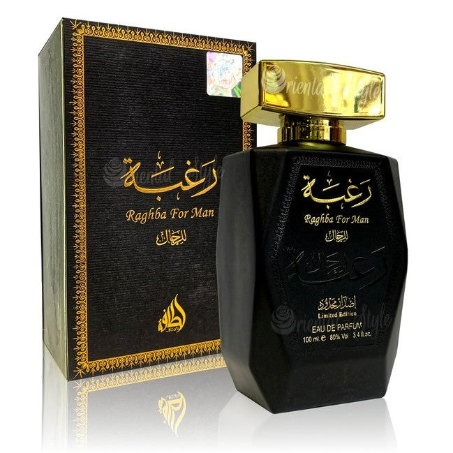 100 ml Eau de Perfume Raghba Intenzivní Orientální Sladká a Dřevitá vůně pro Muže