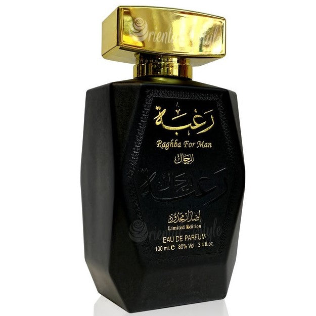 100 ml Eau de Perfume Raghba Intenzivní Orientální Sladká a Dřevitá vůně pro Muže