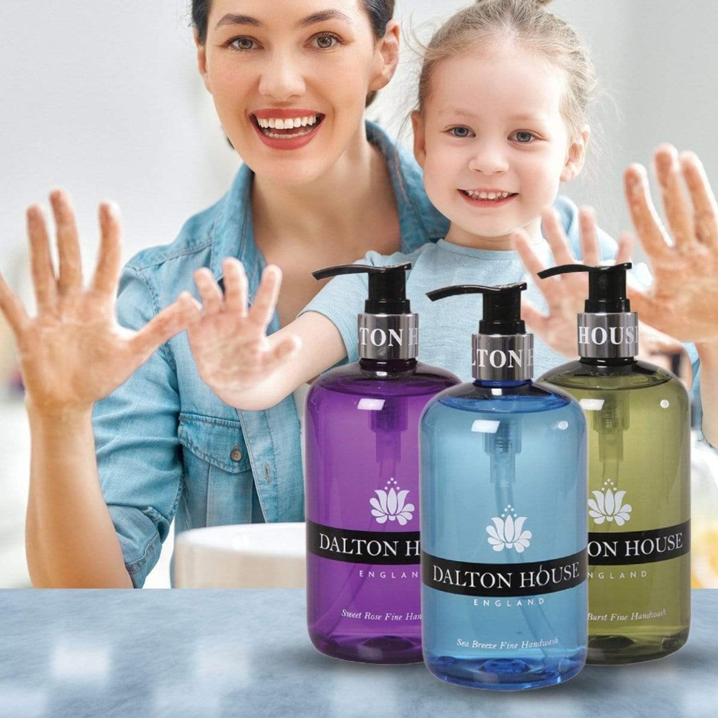 3 ks Dalton House London Prémiové Mýdlo na Ruce 3 x 500 ml - 3 za cenu 1