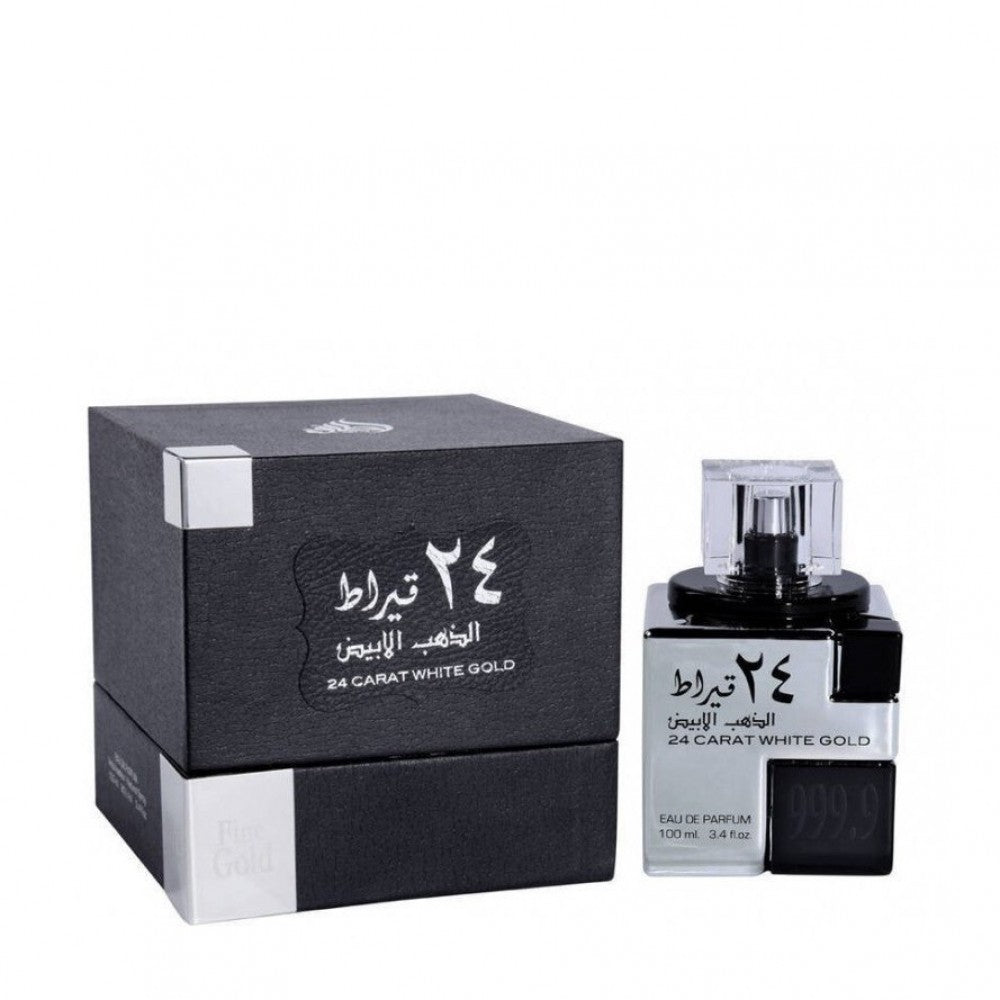 100 ml parfém Lattafa s 24 karátovým bílým zlatem pro muže