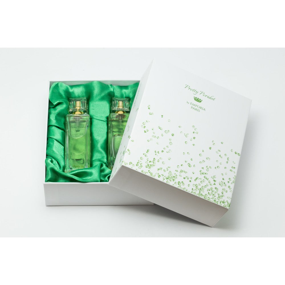 2 x 30ml Eau de Parfum Dámský Parfém s Exotickou Vůní Asijského Ovoce a Lotusových Květů s Pravými Olivíny (4350890737748)