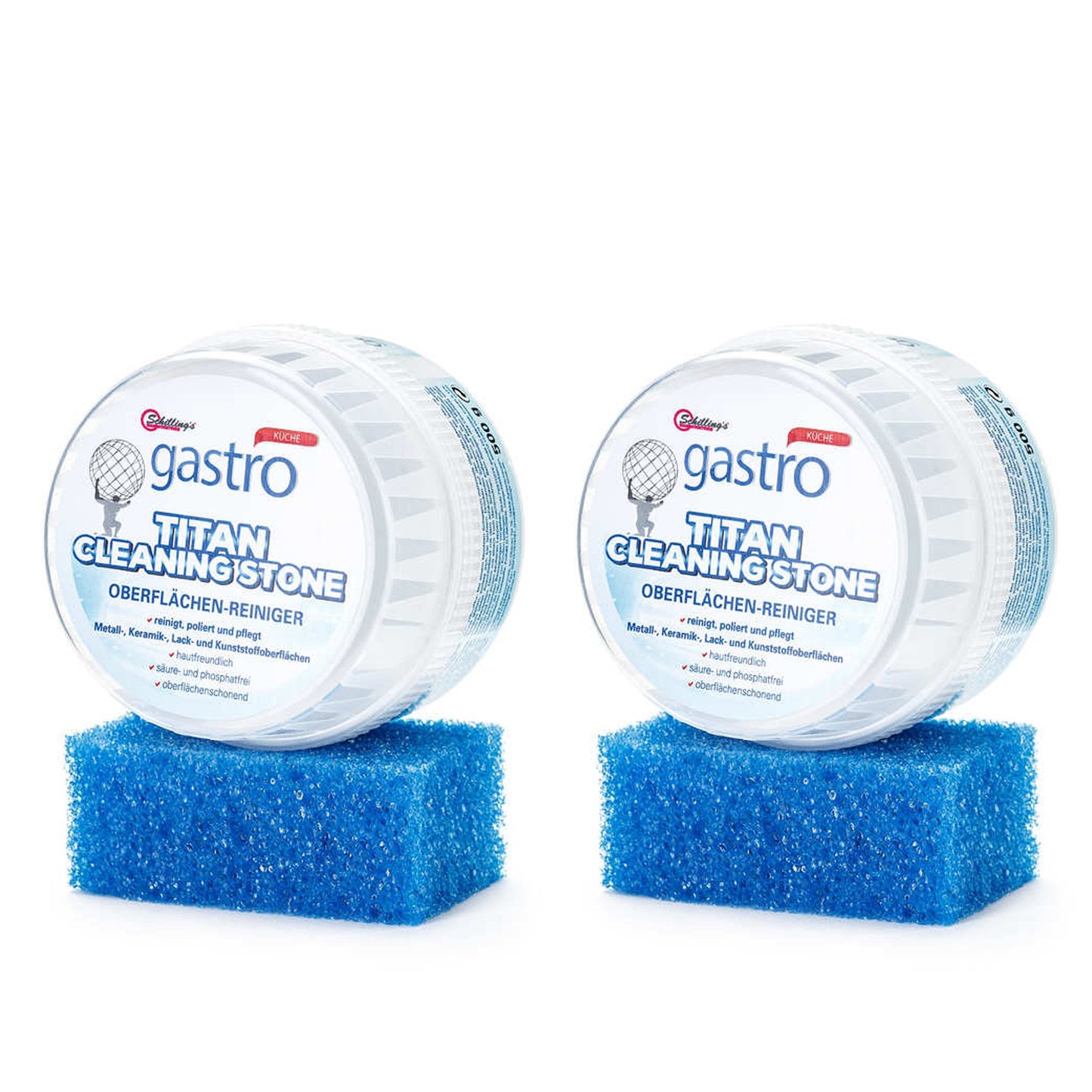 2 x 500 g Extra Silný Odmašťovací Abrazivní Prostředek do Koupelny a Kuchyně