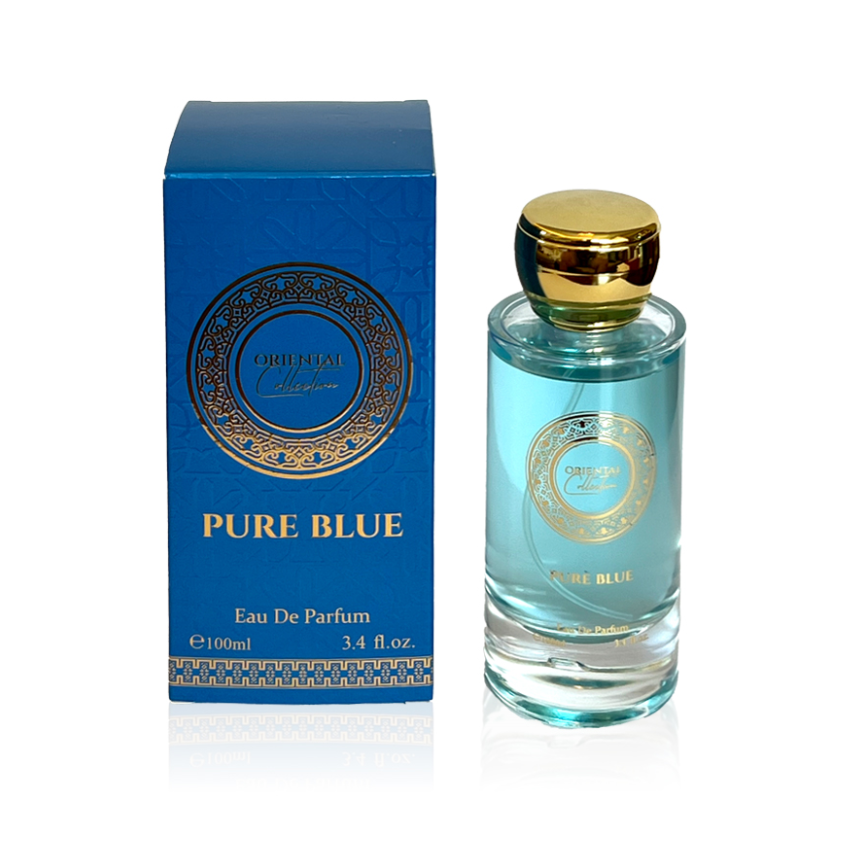100 ml EDP PURE BLUE ovocná, citrusová, orientální, vzrušující unisex vůně 1 
