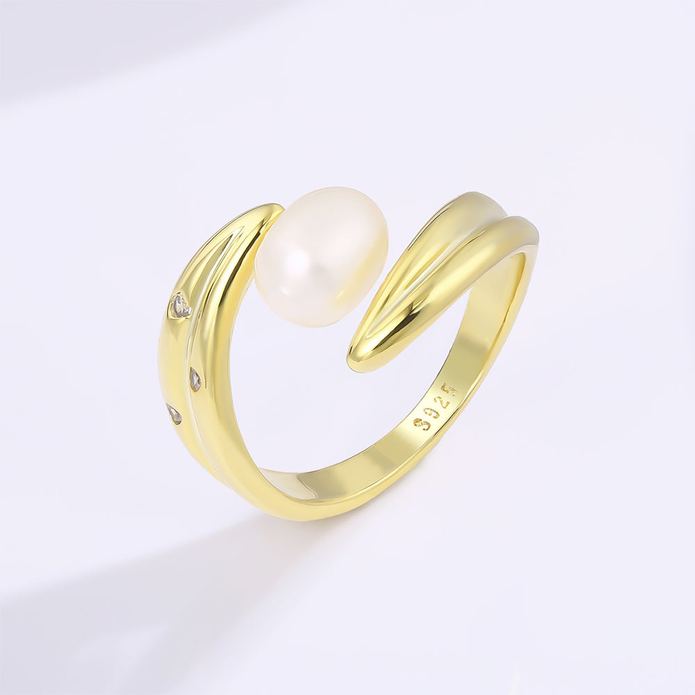 Pozlacený Slitinový Prsten 1 