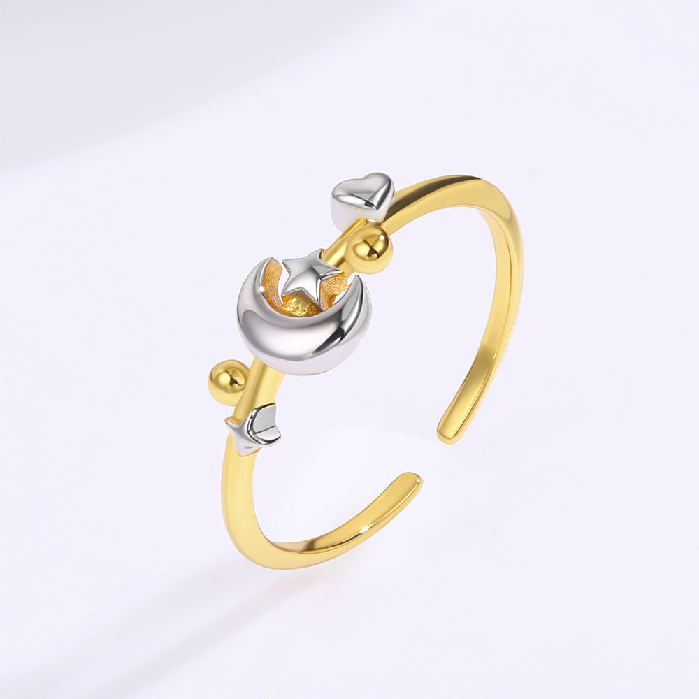 Pozlacený Slitinový Prsten 1 