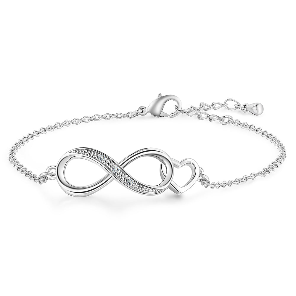 Pozlacený Slitinový Náramek s Bílým Emporia® Křišťálem