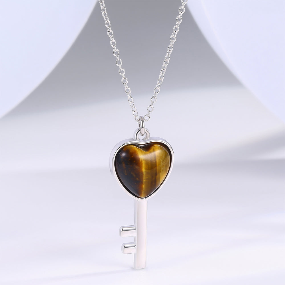 Pozlacený Slitinový Náhrdelník s Hnědým Emporia® Křišťálem