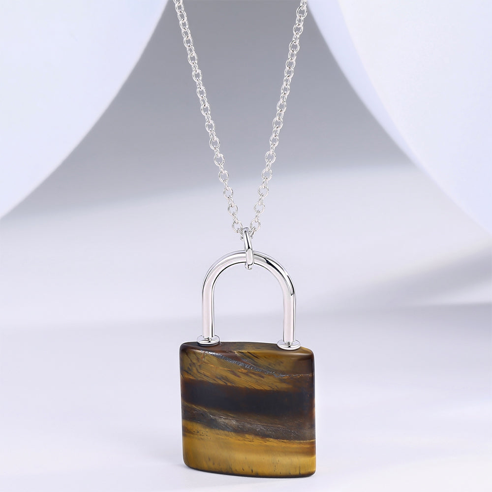 Pozlacený Slitinový Náhrdelník s Hnědým Emporia® Křišťálem 1 