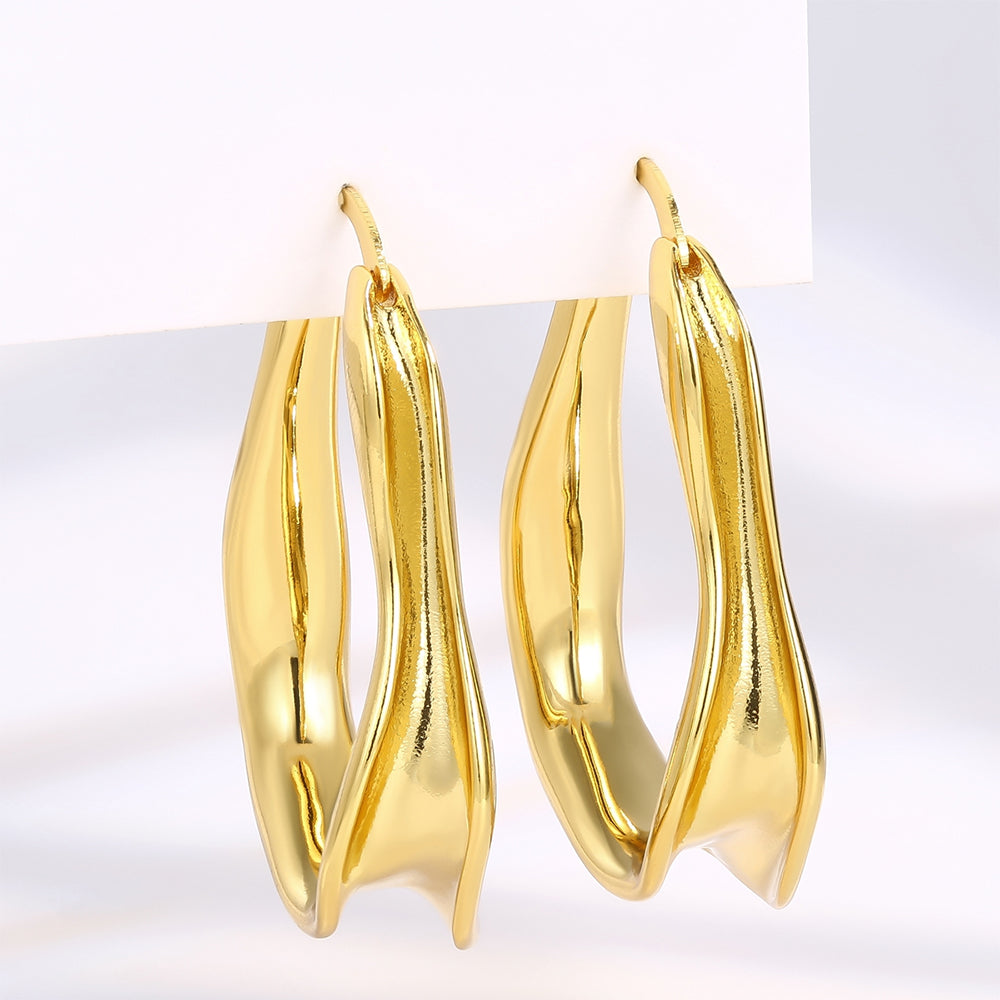 Pozlacené Slitinové Náušnice 1 